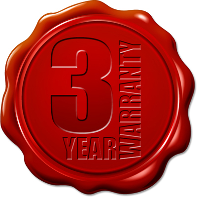 Three Year Warranty